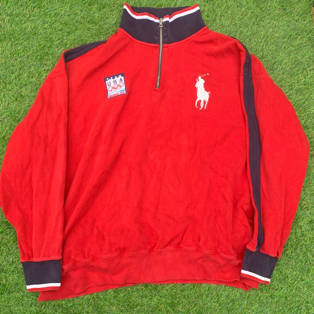 Olympics team U.S.A Ralph Lauren quarter zip
